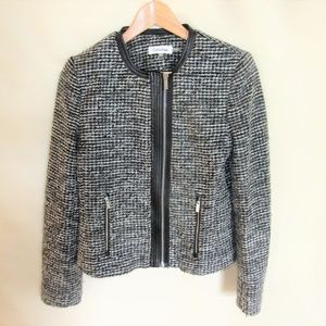 Calvin Klein Tweed Zip Up Jacket (XS)